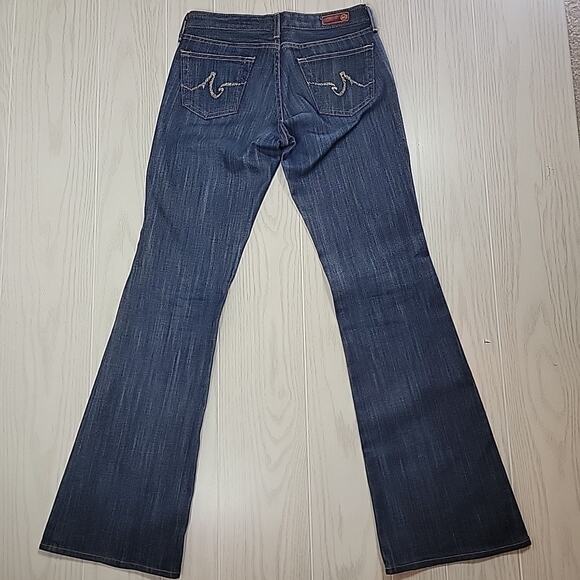 Adriano Goldschmied Jeans Womens 28 Blue Dark Wash Straight Flaired The Club USA - Picture 4 of 15